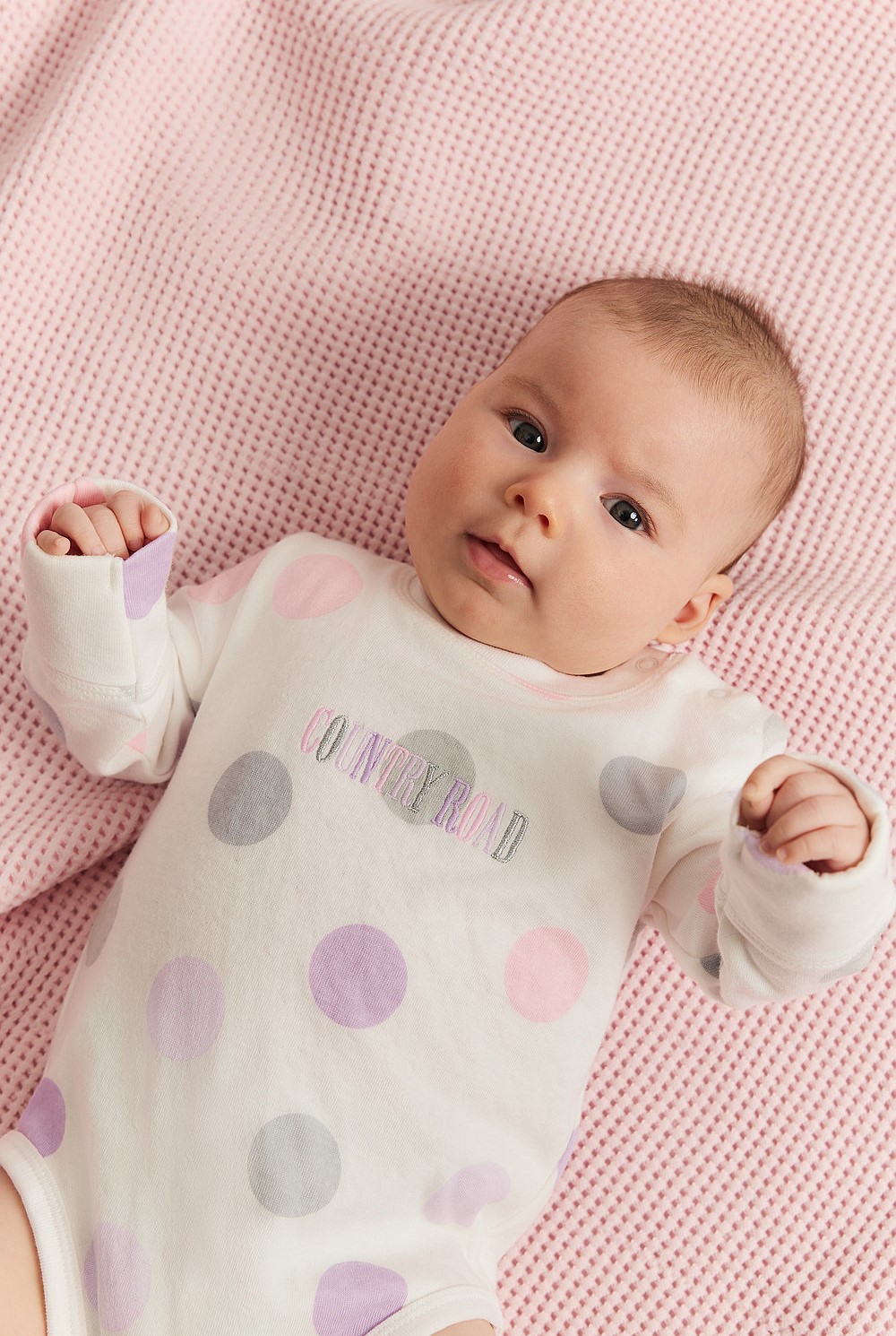 Organically Grown Cotton Heritage Long Sleeve Bodysuit
