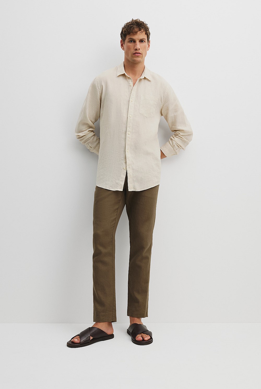 Regular Fit Organically Grown Linen Shirt