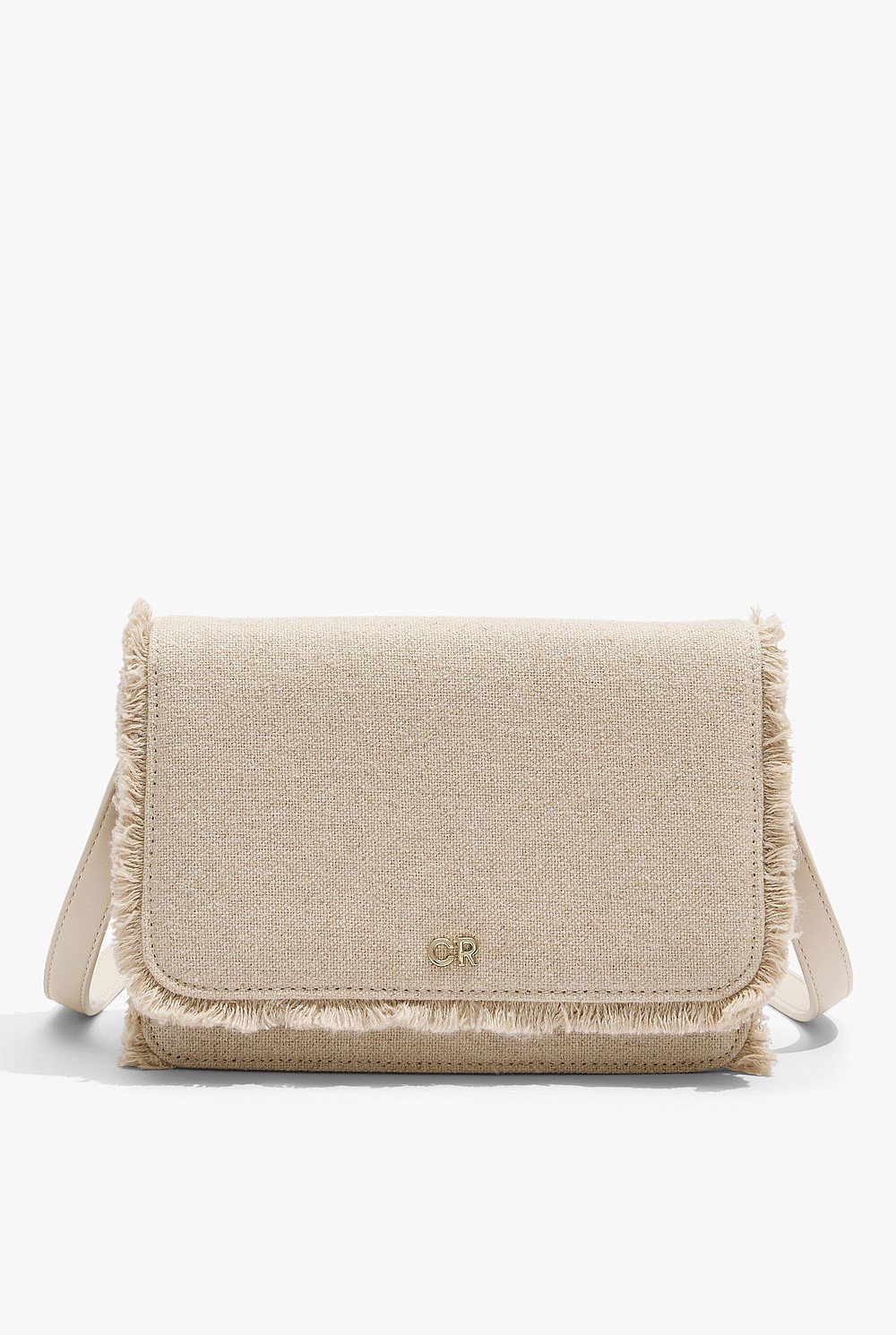 Linen Crossbody Bag