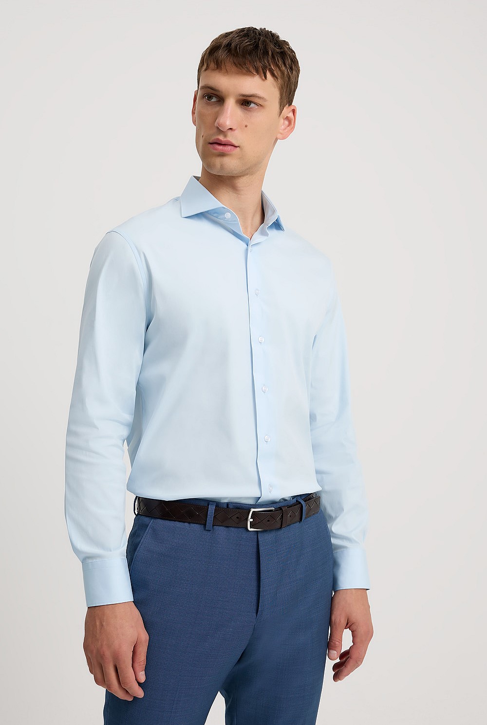 Tailored Fit Super Fine Cotton Stretch Shirt