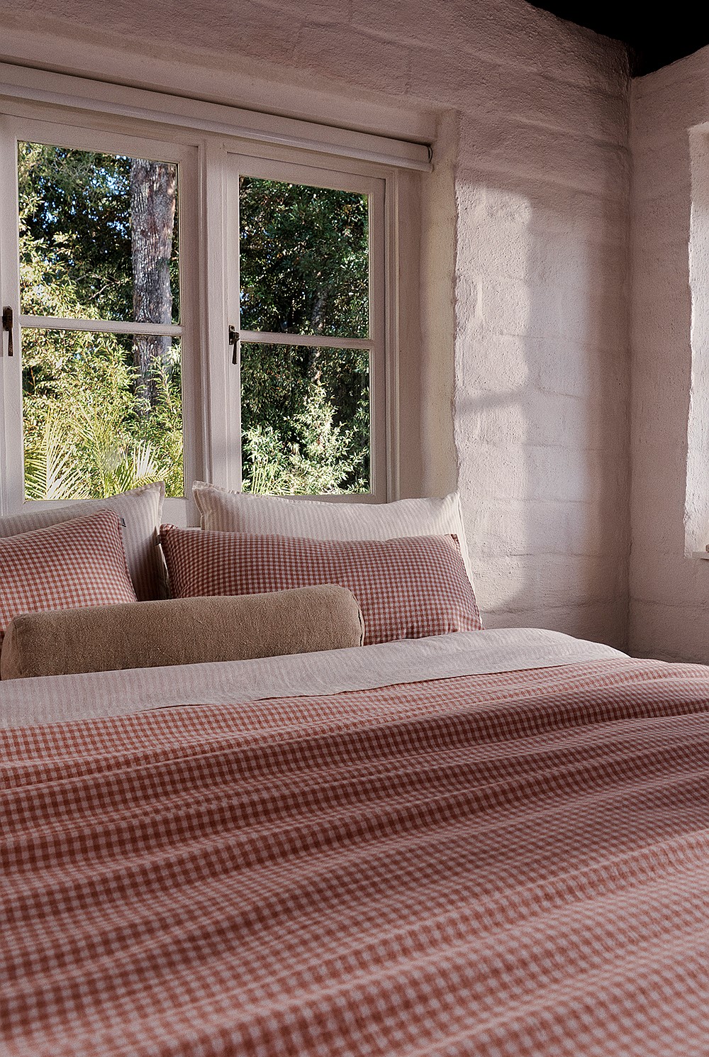 Noni Gingham Queen Quilt Cover