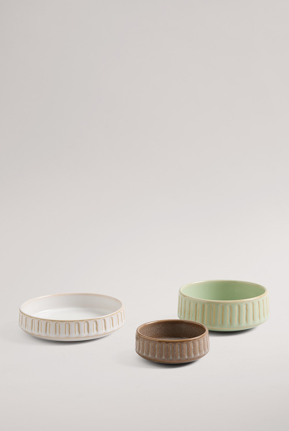 Eliza Stoneware Dip Bowl Set of 3
