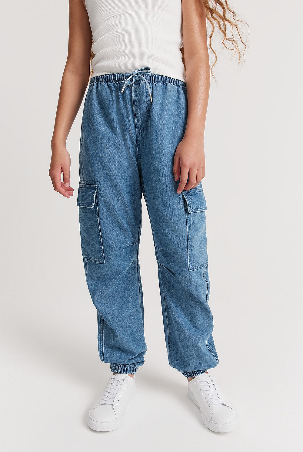 Teen Denim Utility Pant