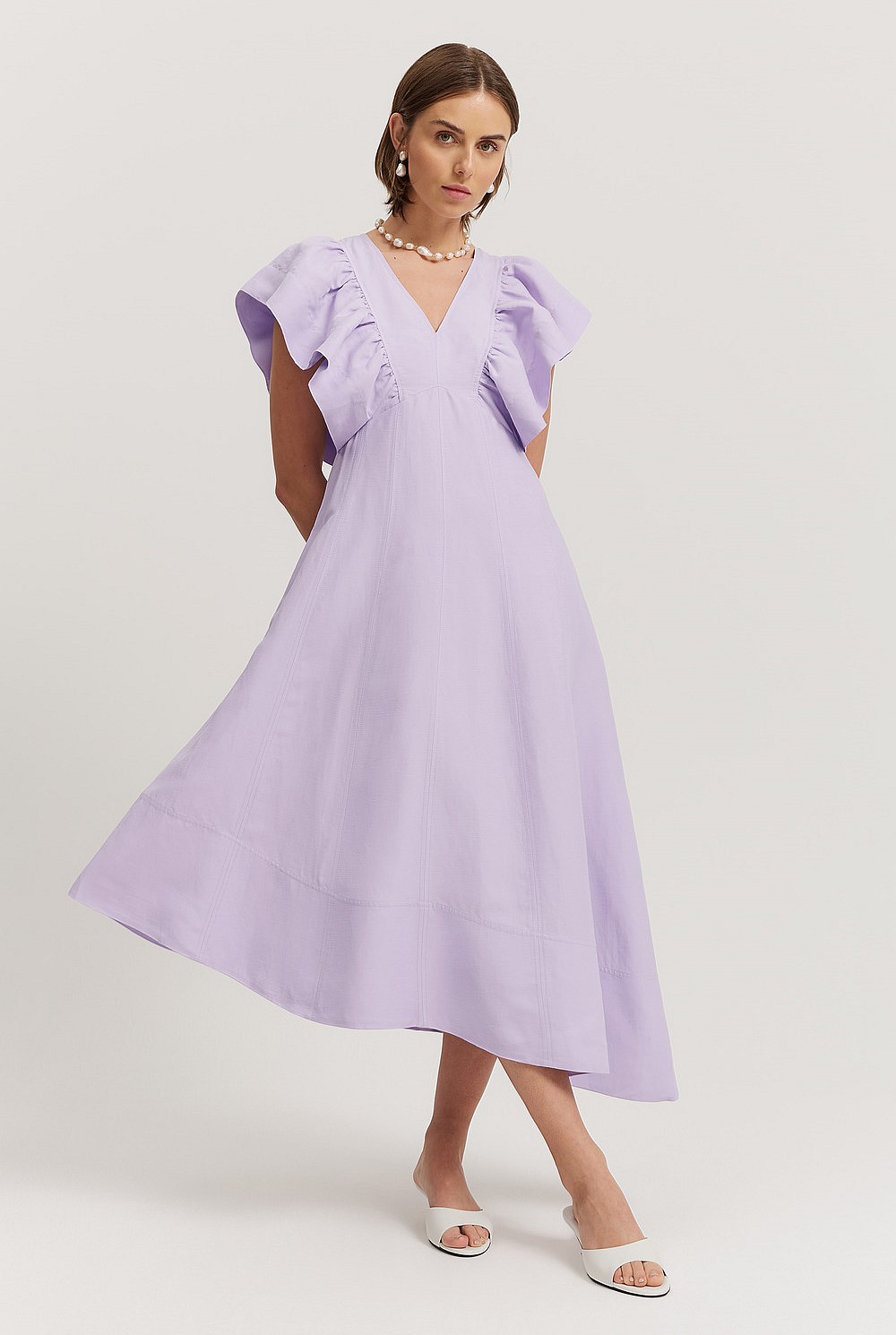Ruffle Midi Dress
