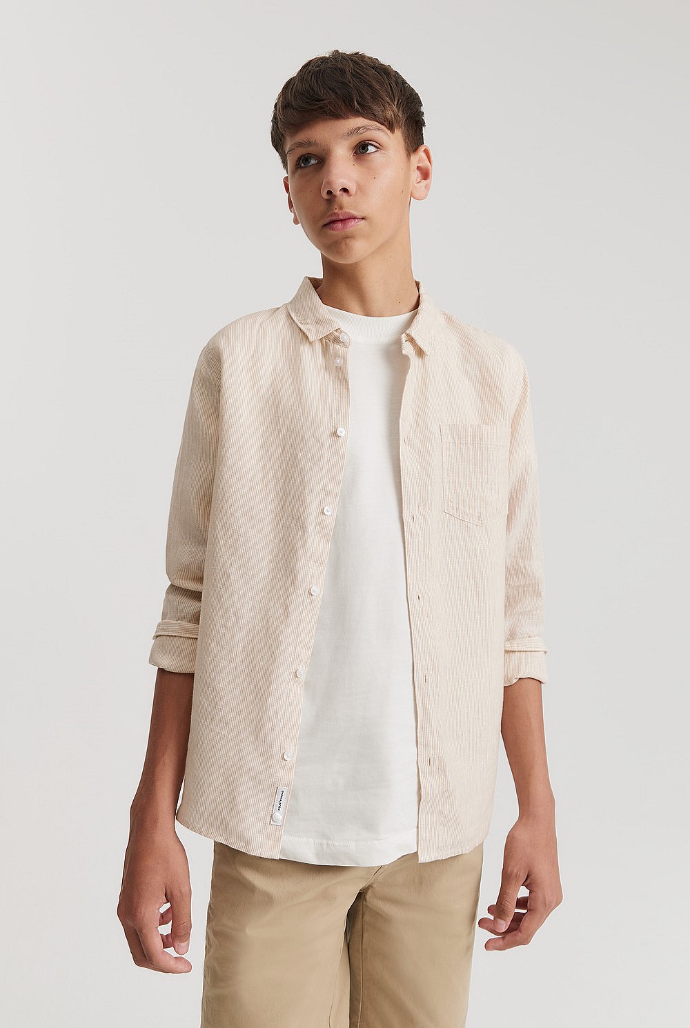 Teen Organically Grown Linen Shirt