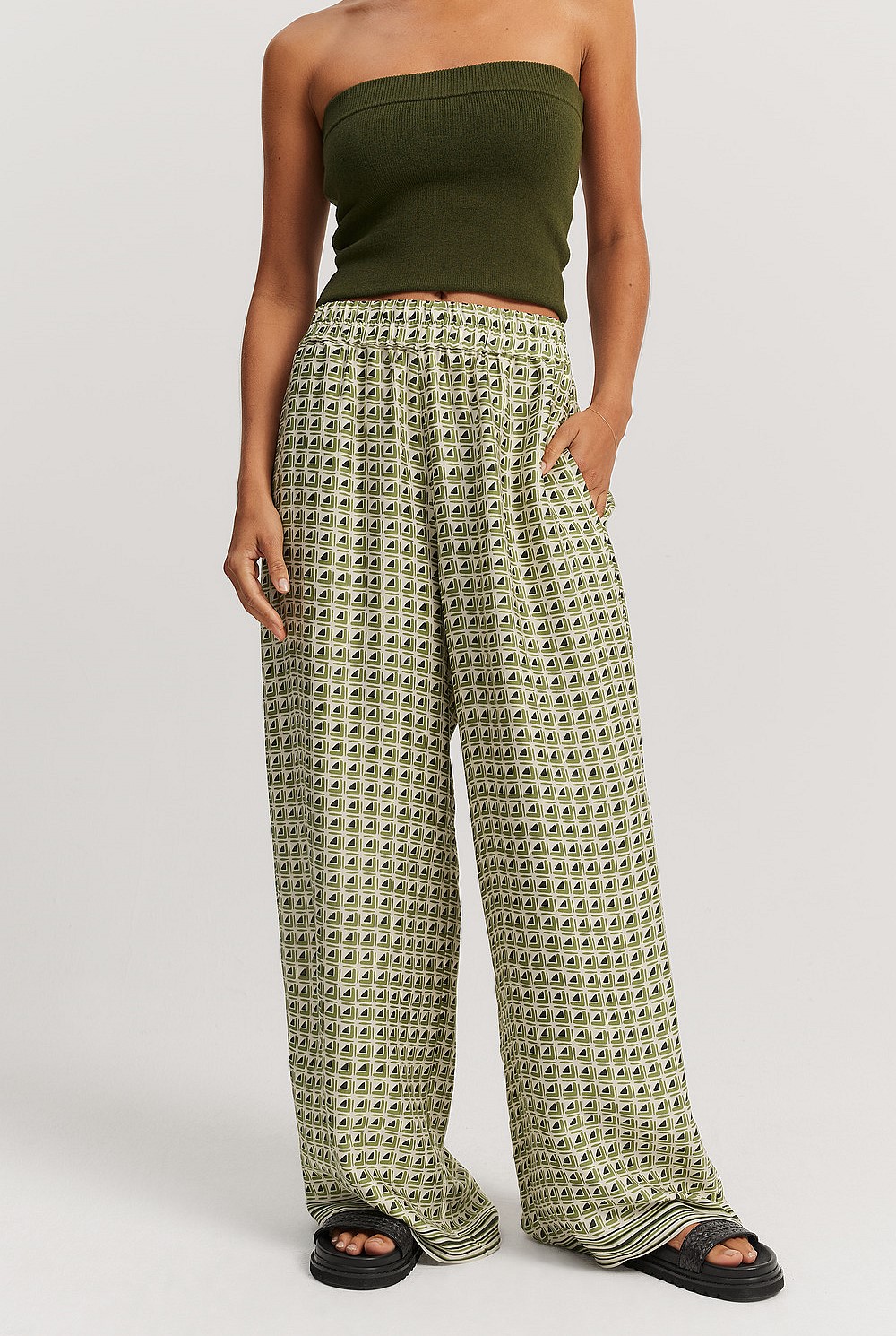 Print Cupro Pant