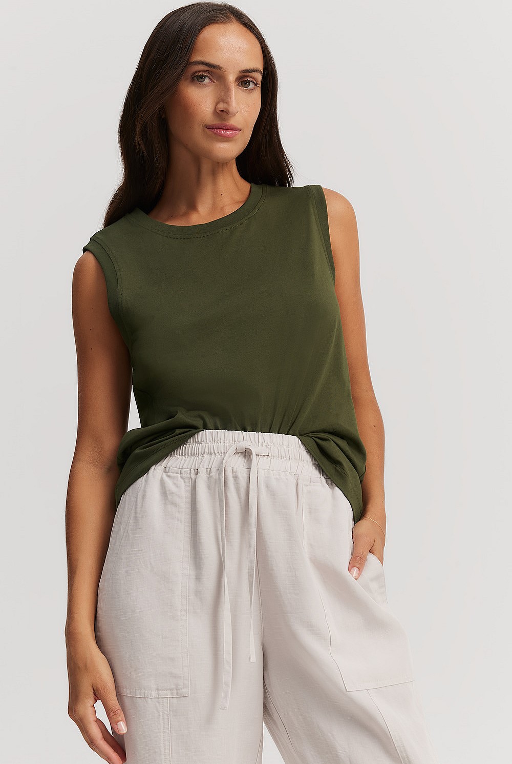 Australian Cotton Relaxed Tank