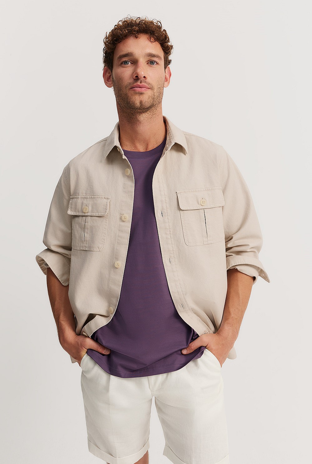 Cotton Linen Overshirt