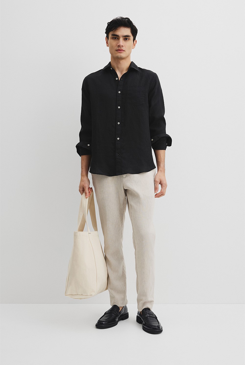 Regular Fit Organically Grown Linen Shirt