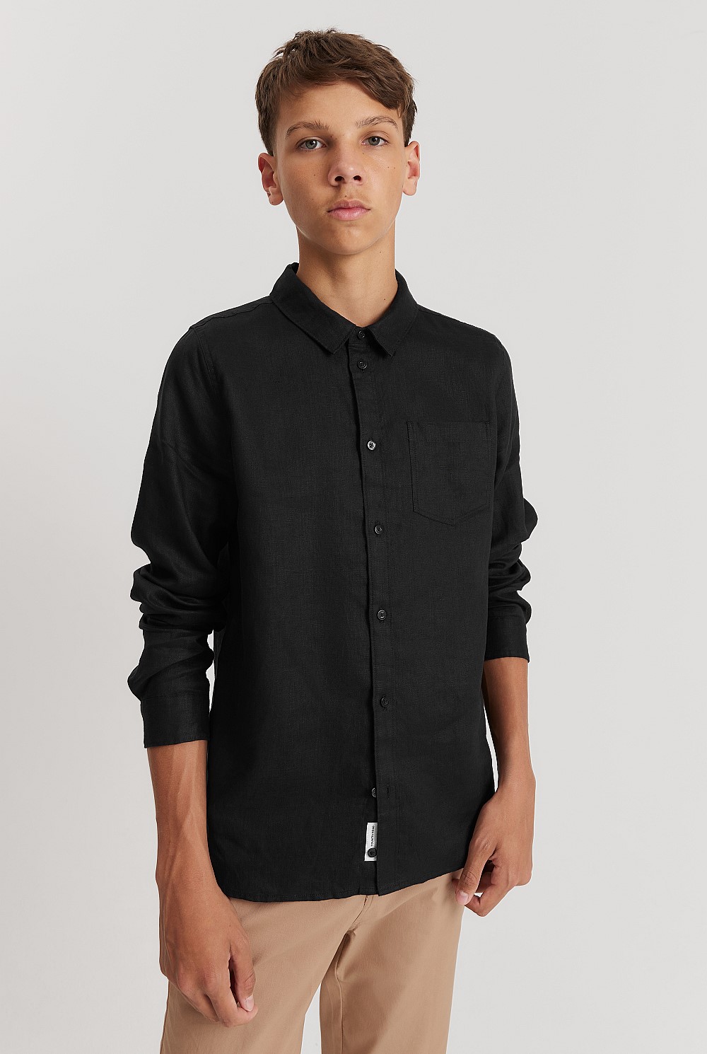 Teen Organically Grown Linen Shirt