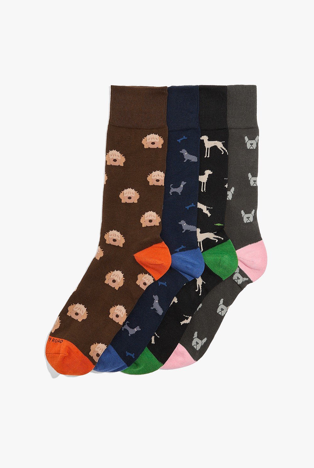 Australian Cotton Blend Dog Sock Pack of 4