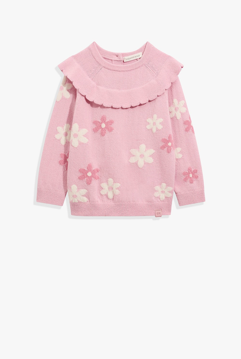Flower Knit Pullover