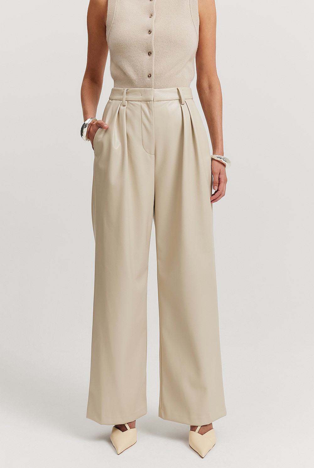 Double Pleat Pant