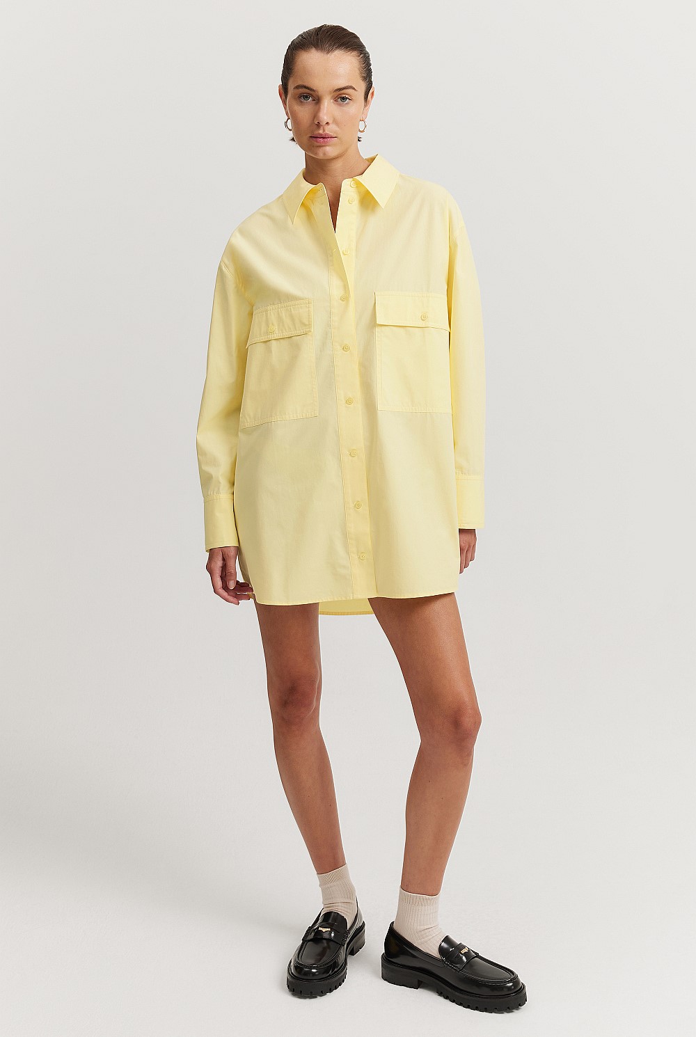 Cotton Pocket Detail Shirt