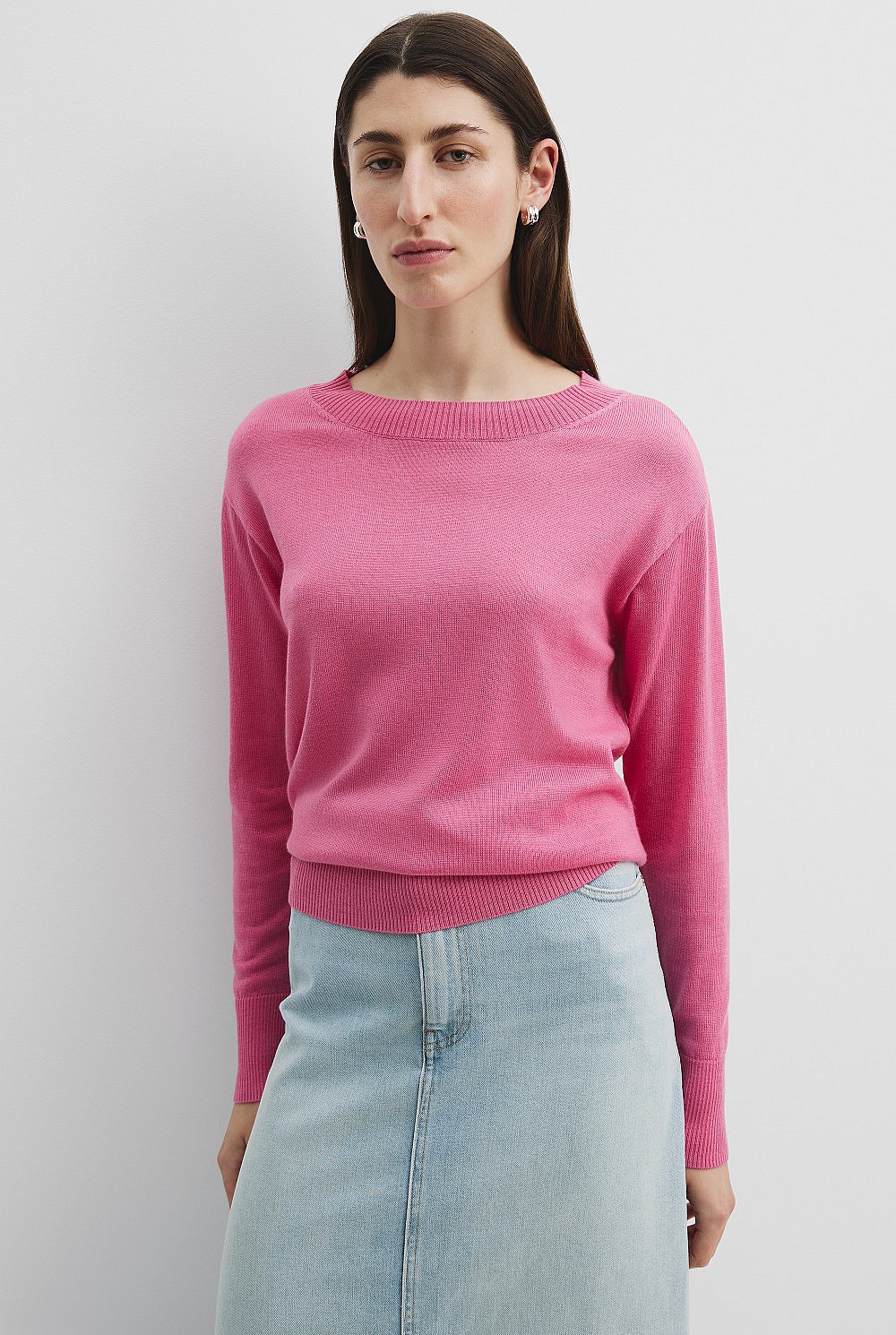 Verified Australian Merino Wool Crew Neck Knit