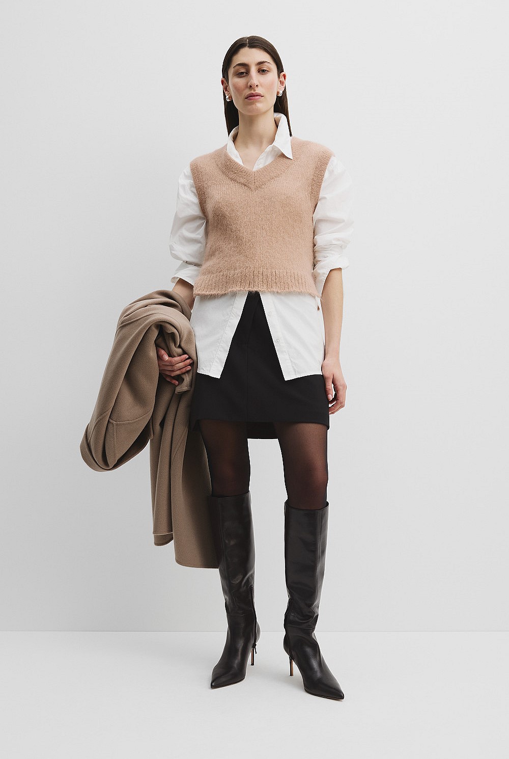 Fluffy Knit Vest