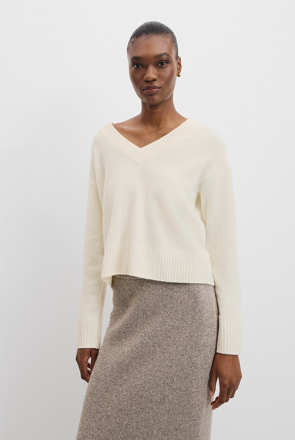 V-Neck Merino Knit
