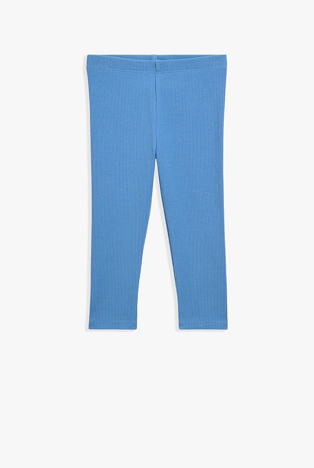 Organically Grown Cotton Blend Solid Rib Legging