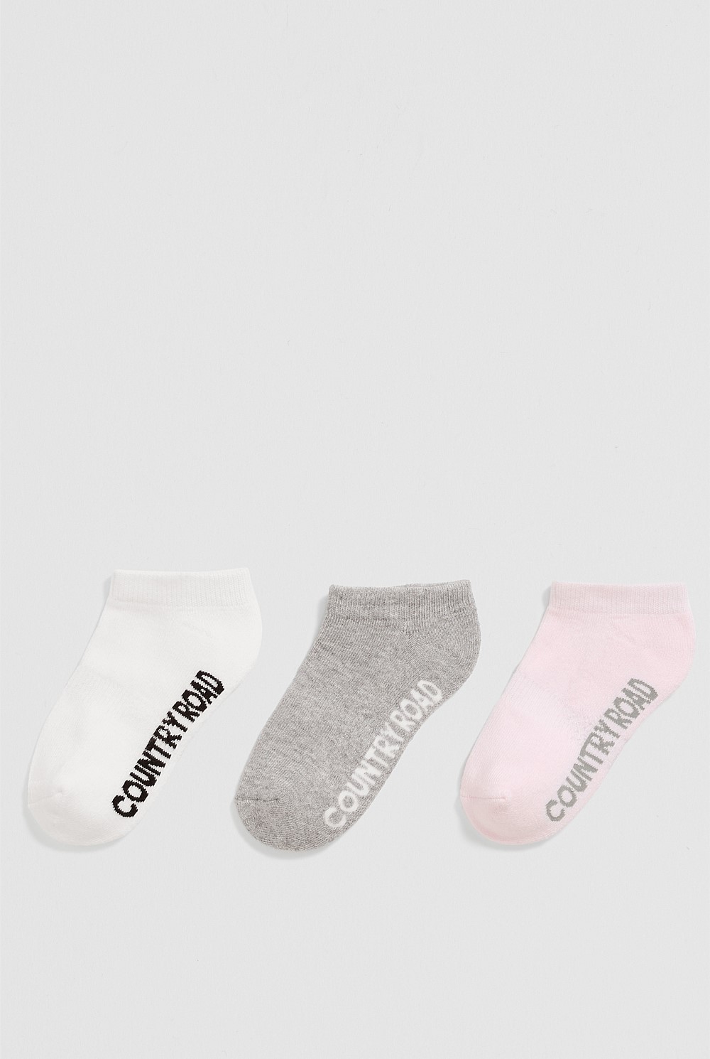 Organically Grown Cotton Blend Cushion Sock Pack of 3