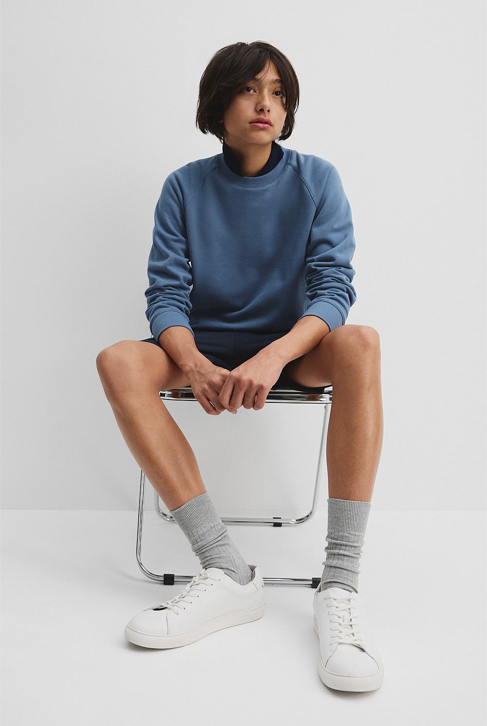 Teen Recycled Cotton Blend Panelled Sweat