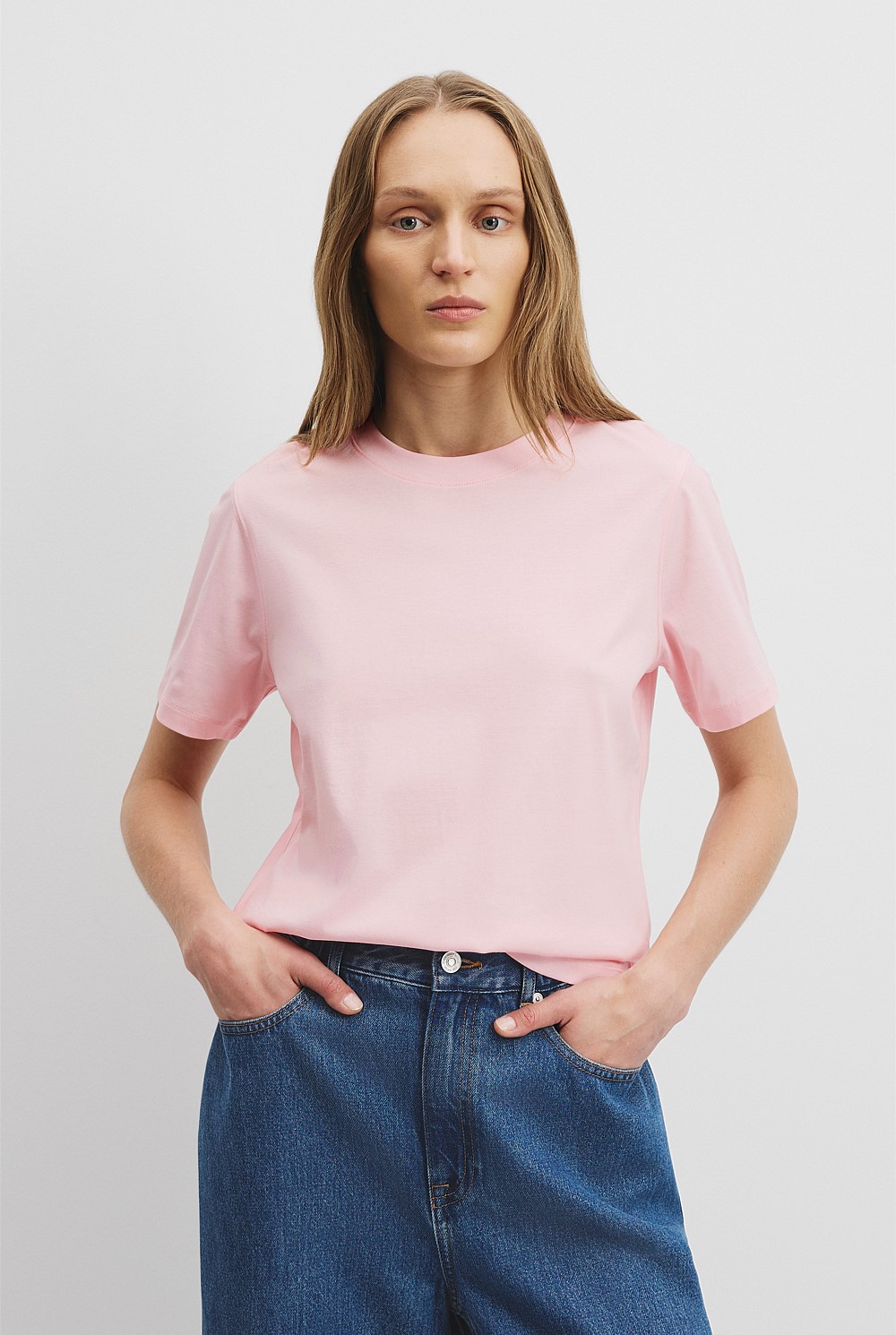 Mercerised Slim T-Shirt