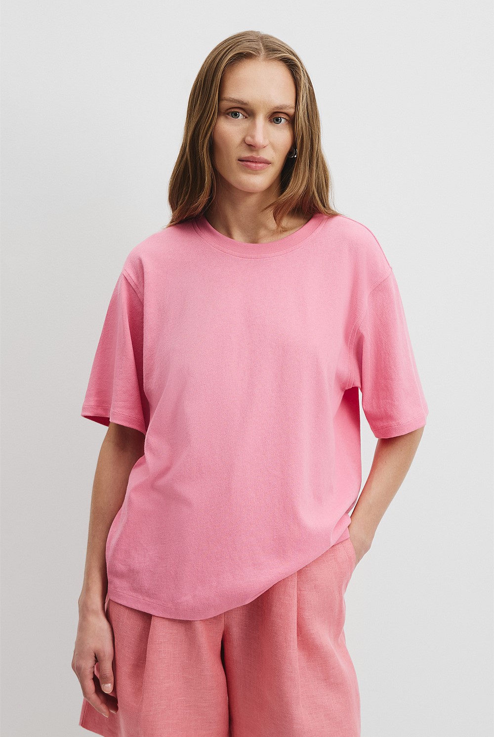 Australian Cotton Short Sleeve Relaxed T-Shirt