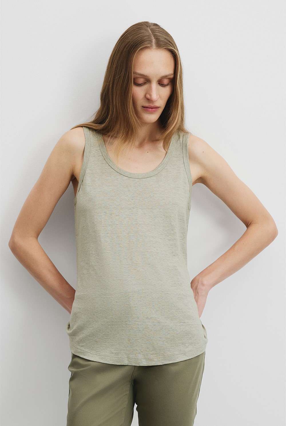 Linen Jersey Tank