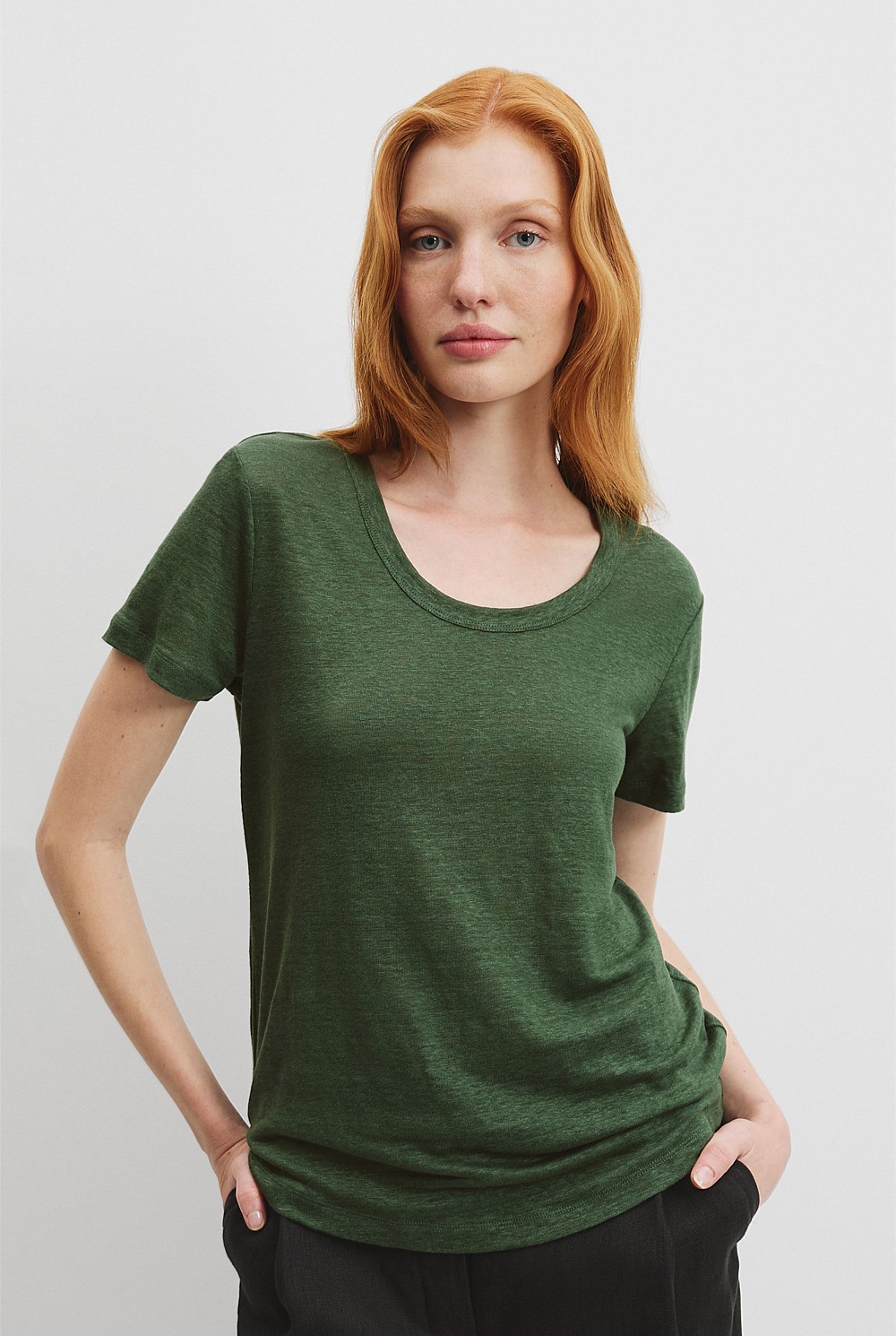 Linen Jersey T-Shirt