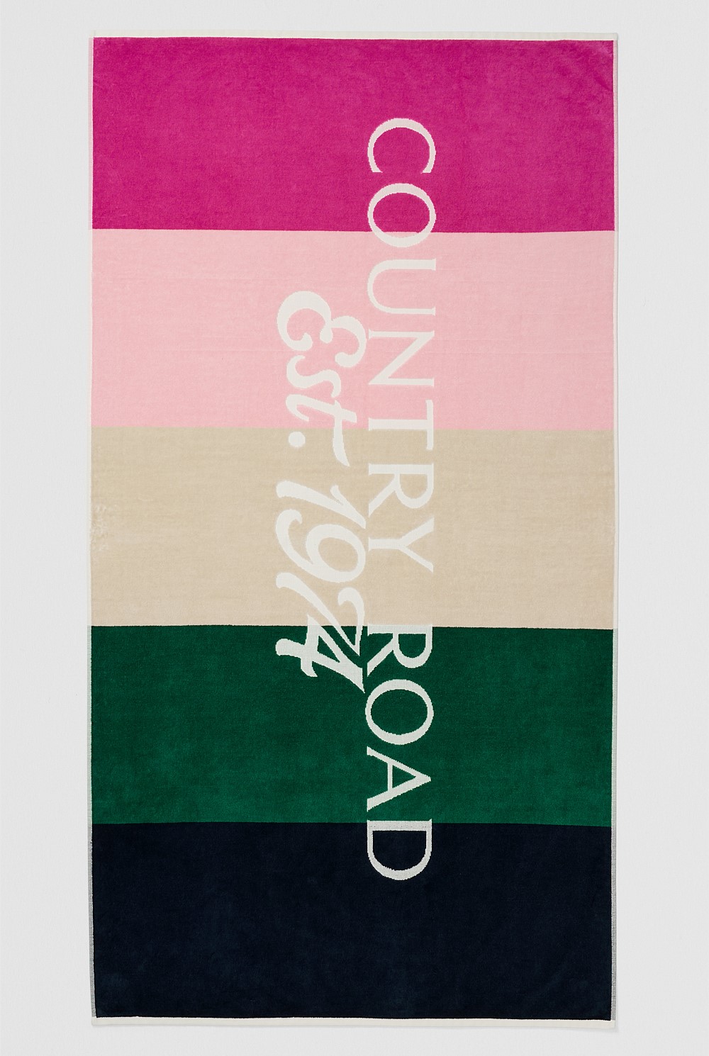 Verified Australian Cotton CR Est. 1974 Beach Towel