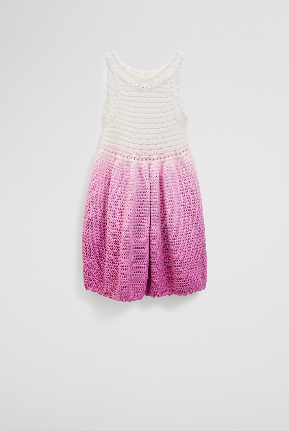 Organically Grown Cotton Ombre Knit Dress