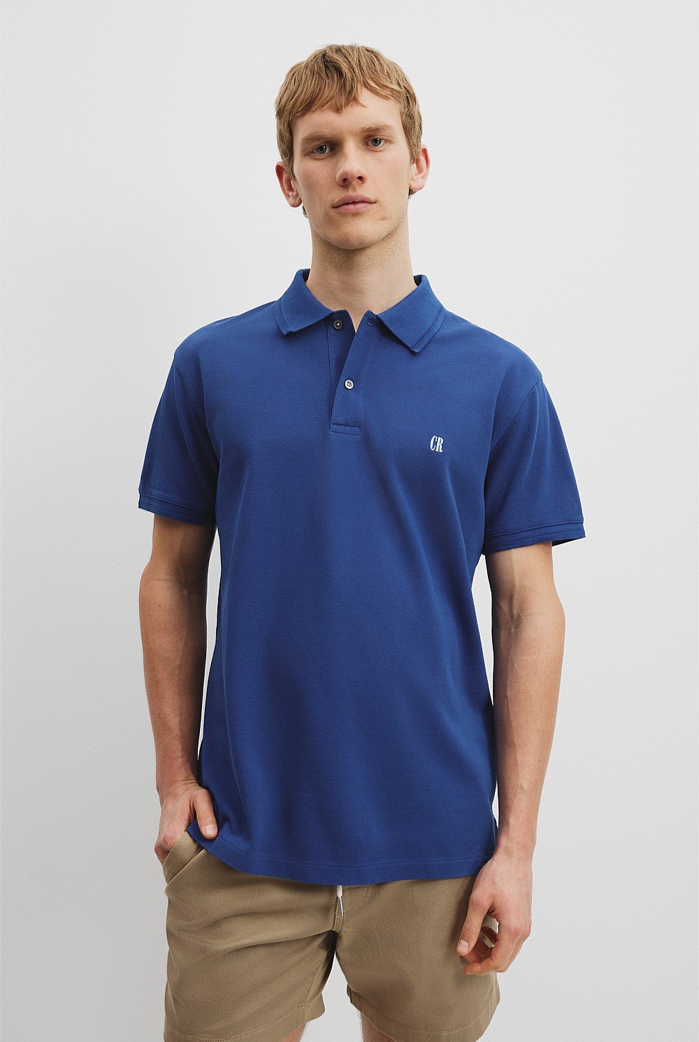 Verified Australian Cotton CR Logo Pique Polo