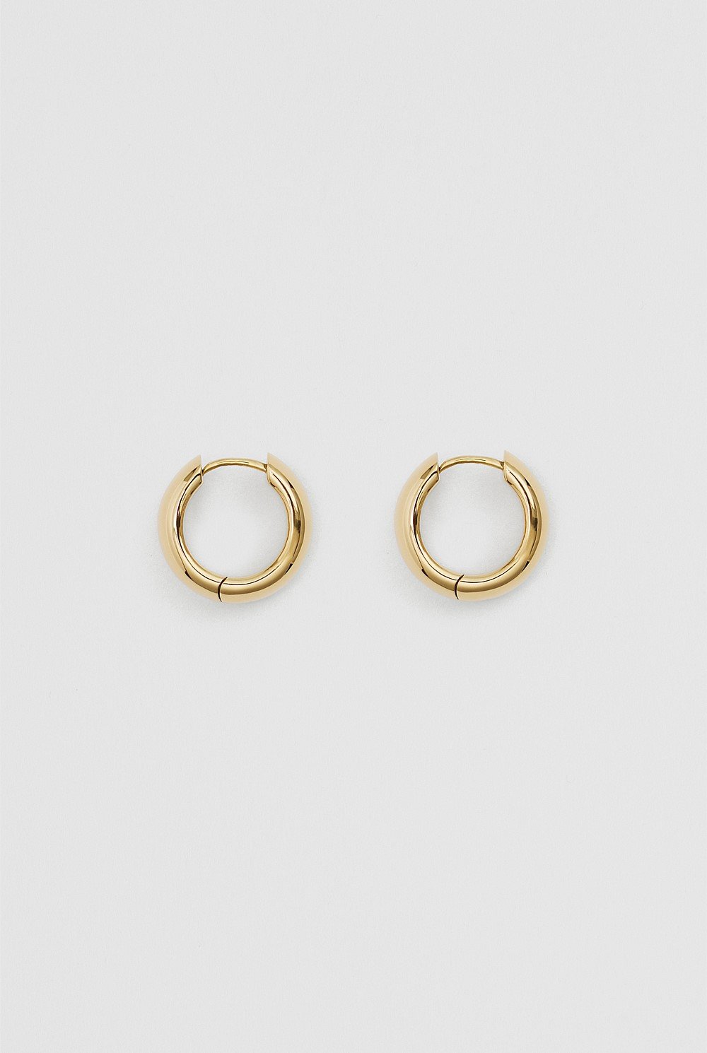 Tarnish-Resistant Large Wide Hoop