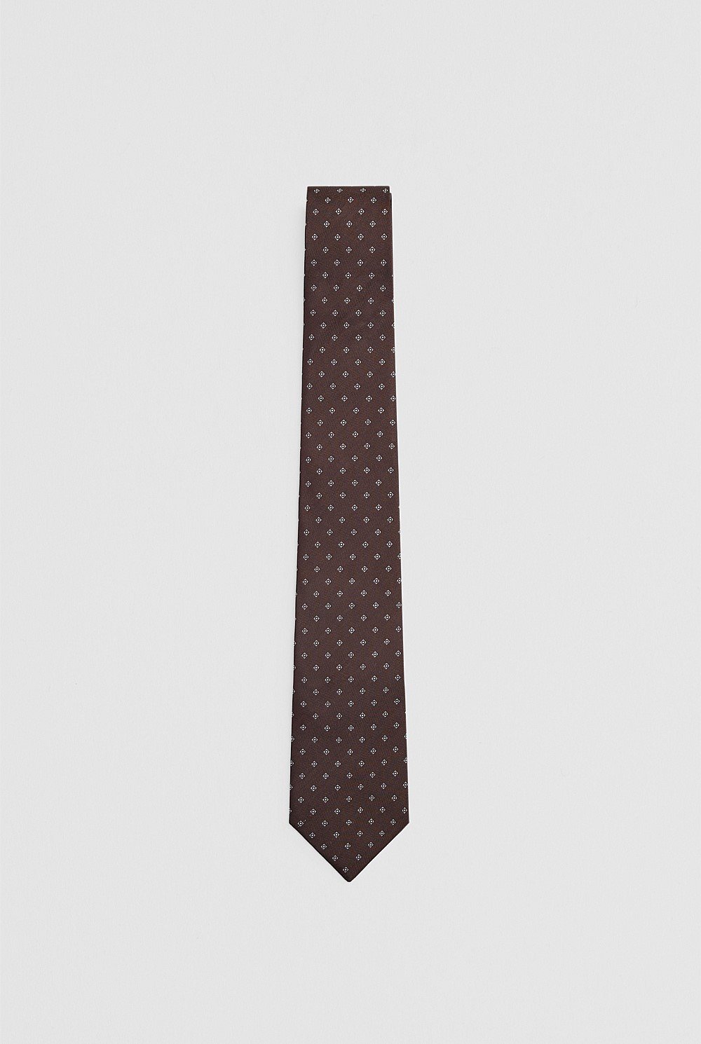 Silk Jacquard Herringbone Tie