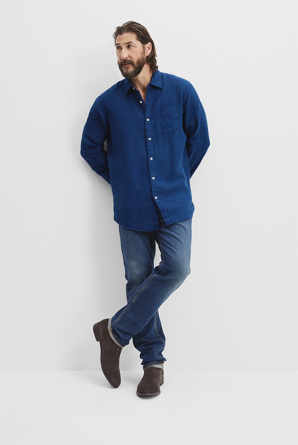 Regular Fit Organically Grown Linen Shirt