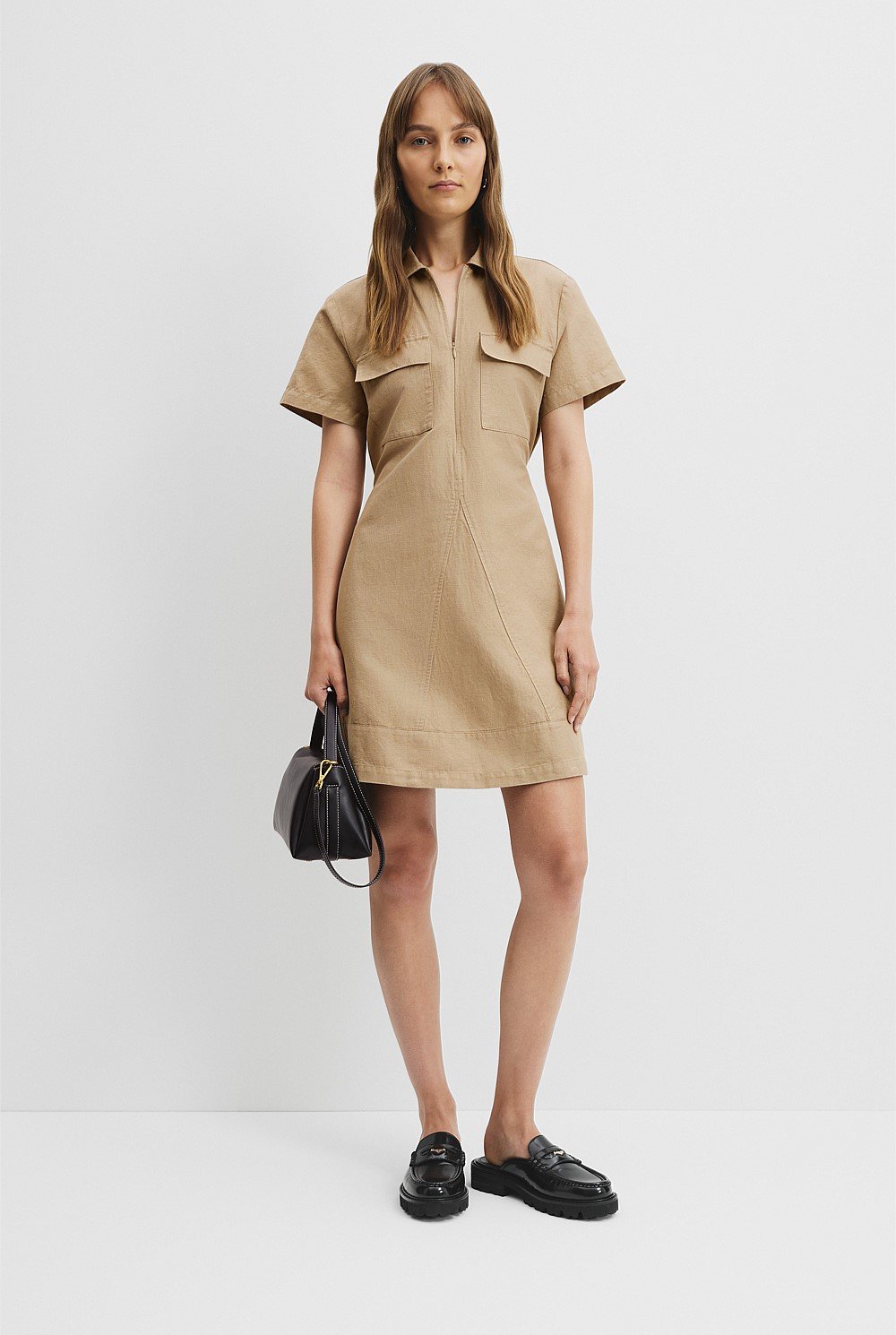 Godet Mini Dress