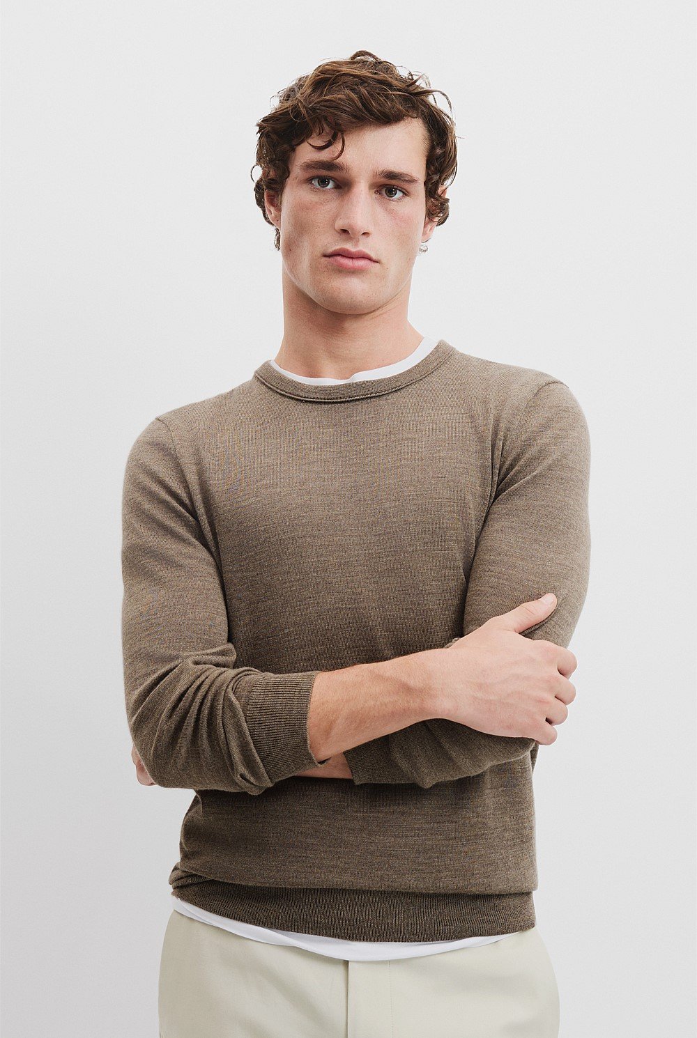 Verified Australian Merino Wool Crew Neck Knit