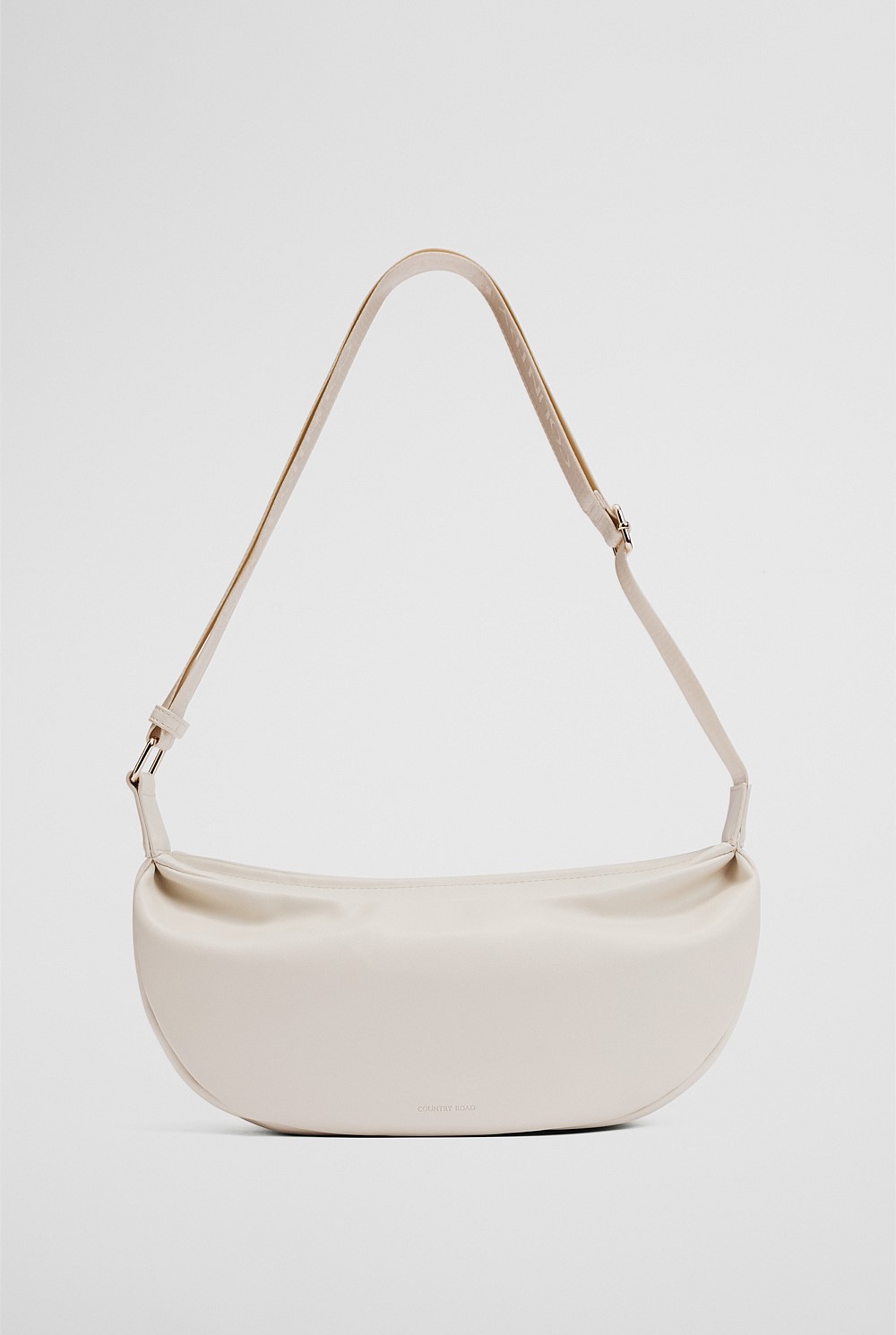 Recycled Polyester Blend Crescent Crossbody