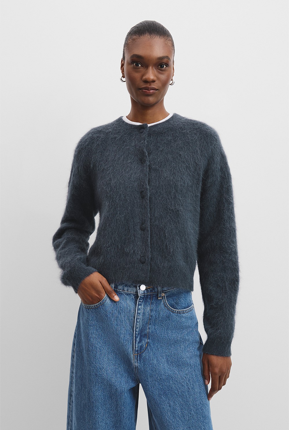 High Pile Knit Cardigan