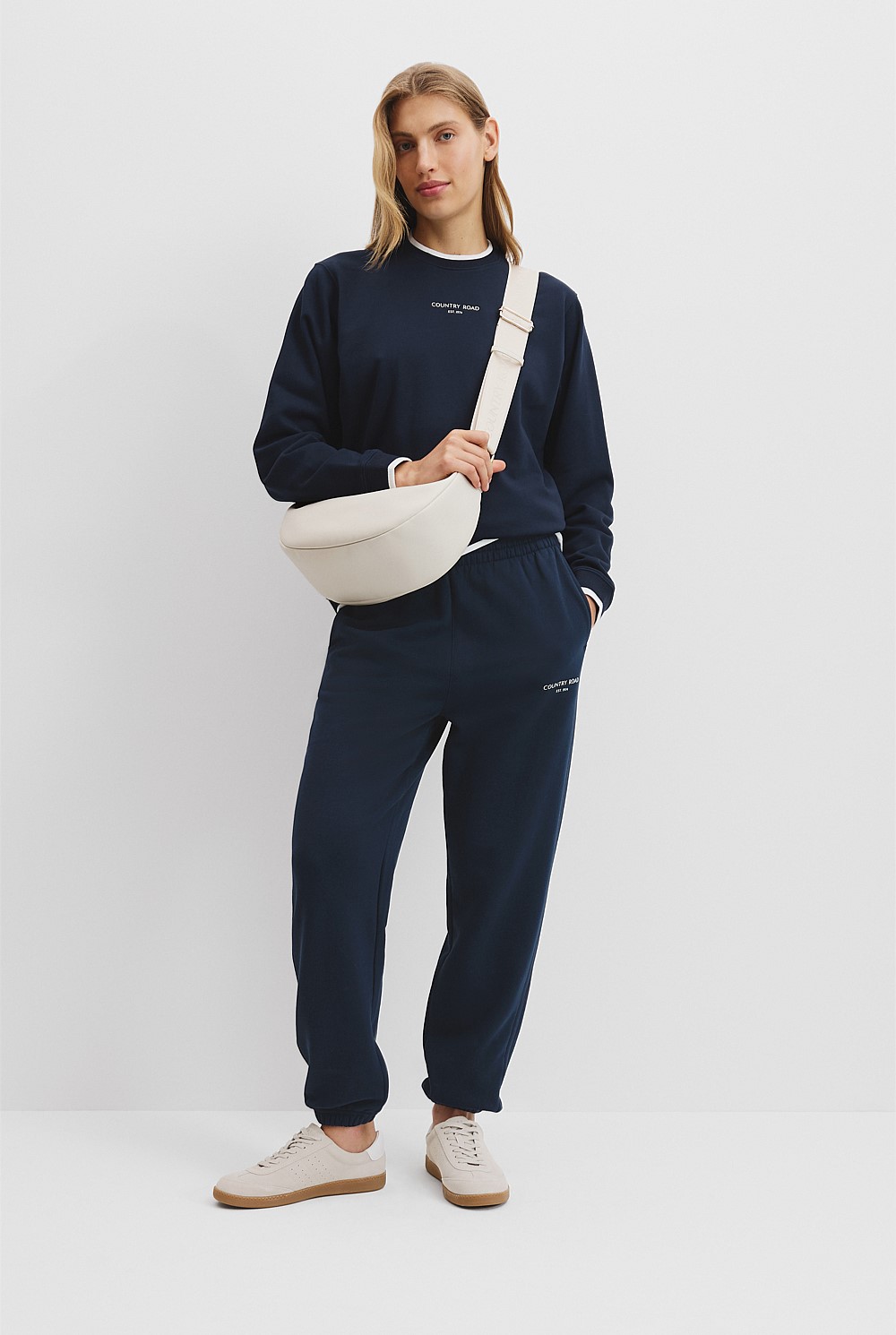 Australian Cotton Contrast Rib Sweat