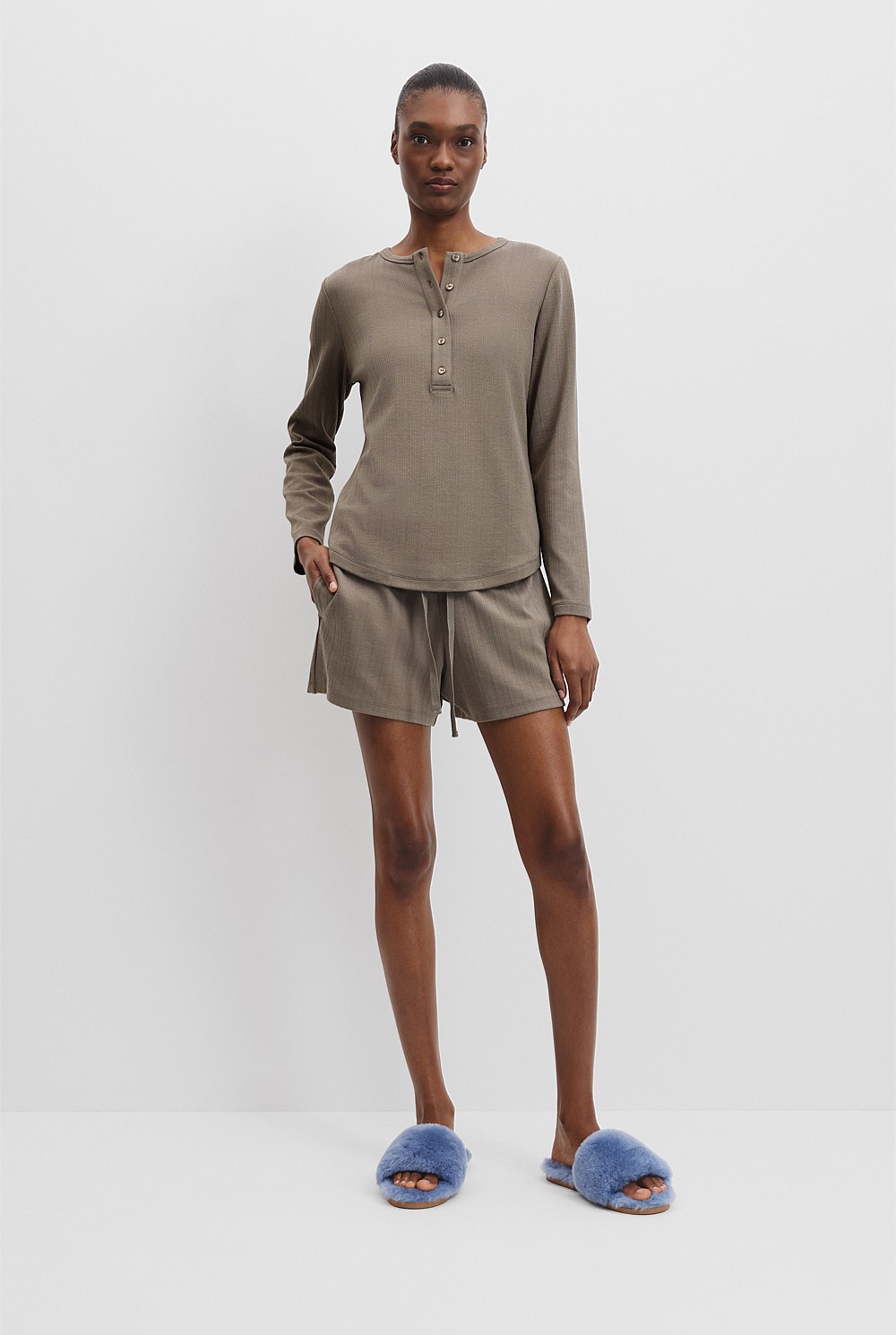 Henley Pyjama Top