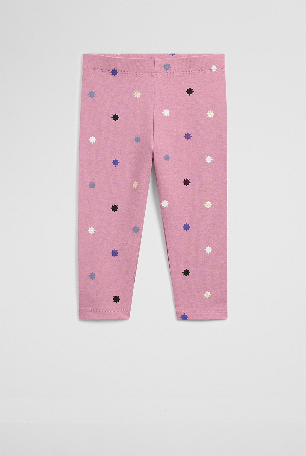 Organically Grown Cotton Blend Star Legging