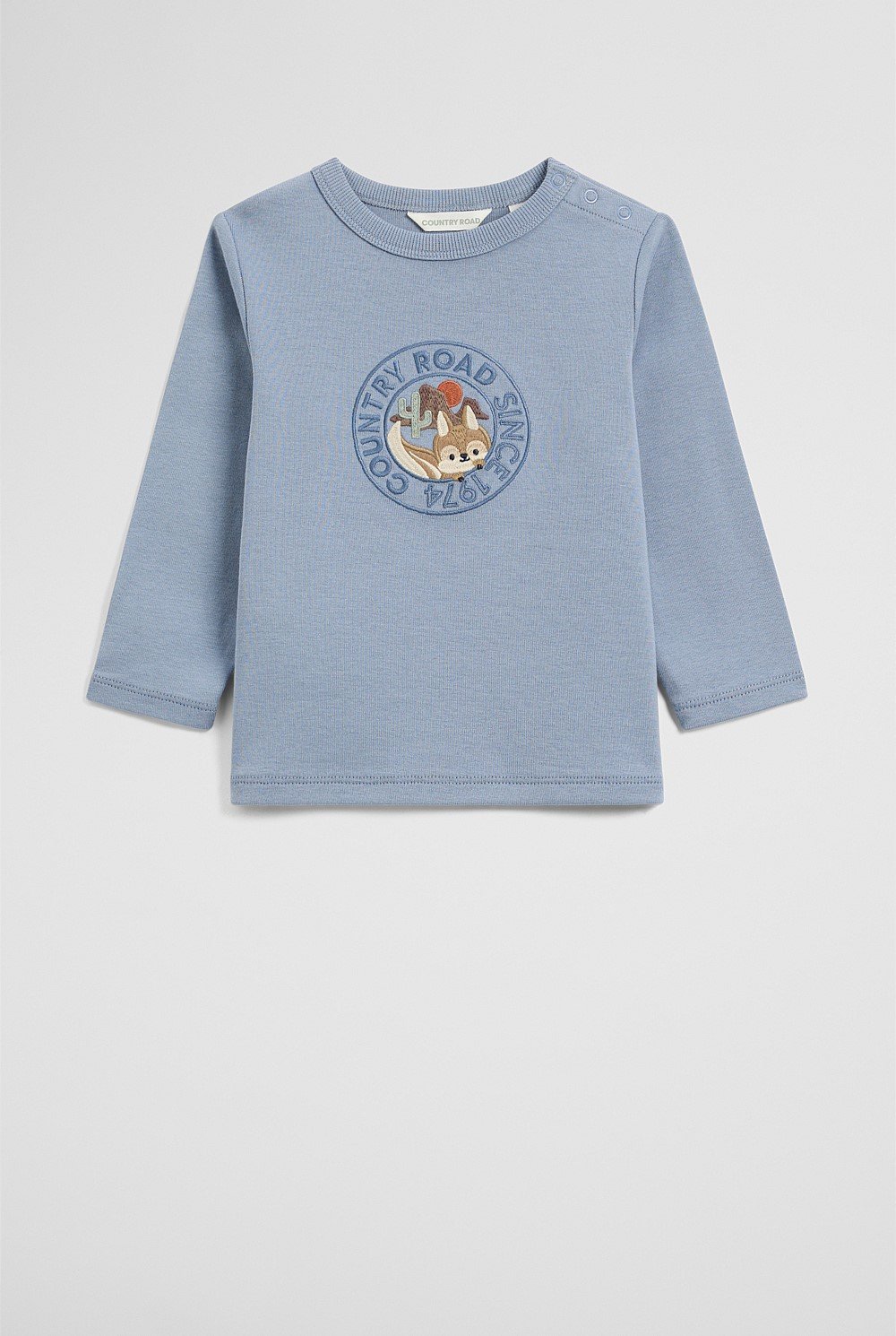 Organically Grown Cotton Mountain Logo T-Shirt