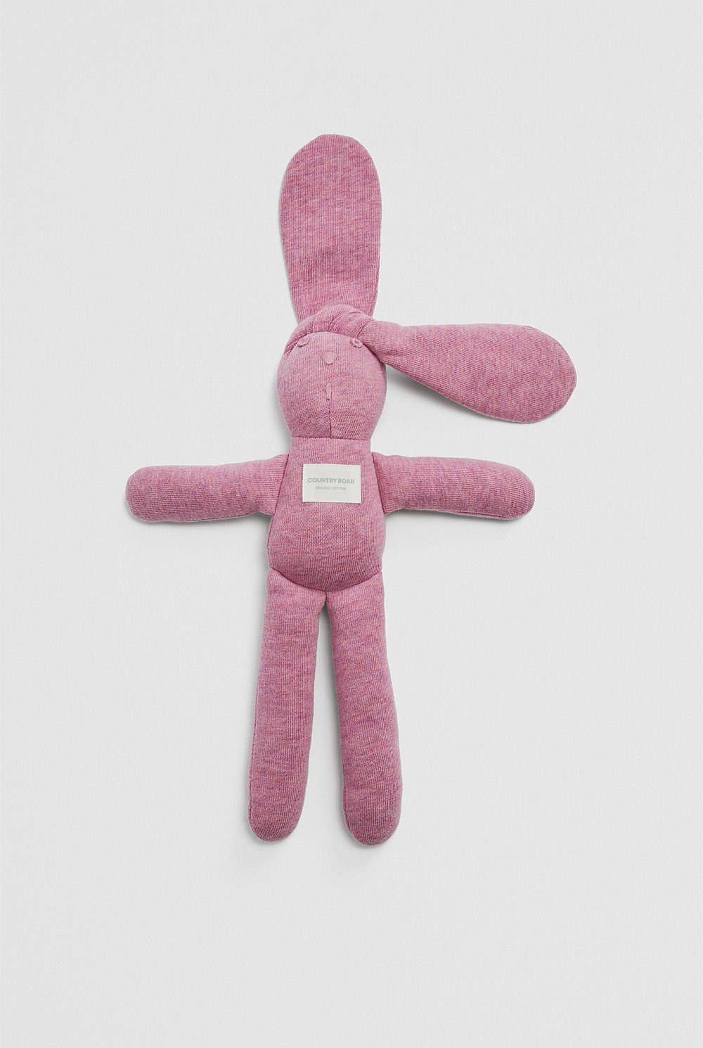 Organically Grown Cotton Rib Stripe Bunny