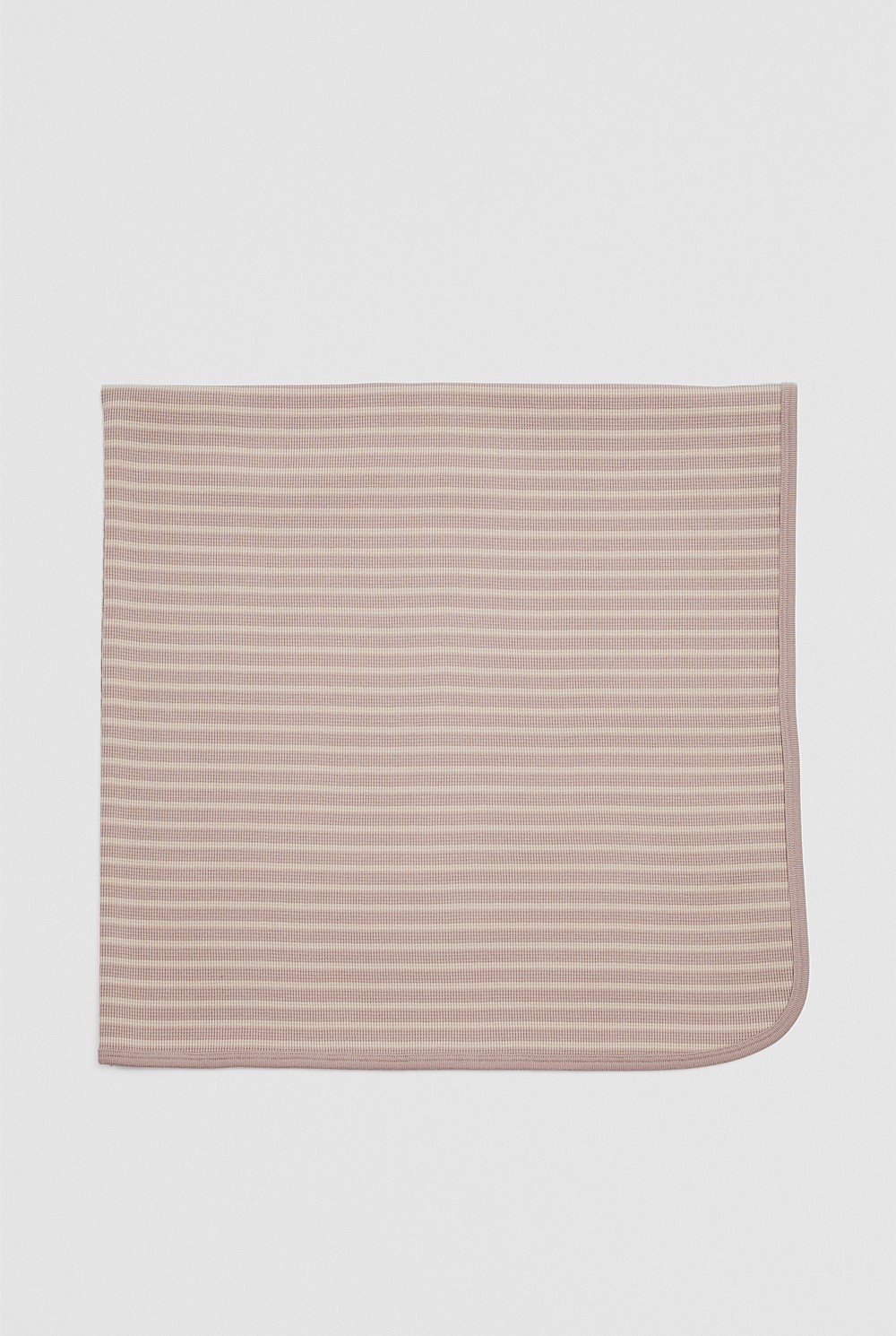 Organically Grown Cotton Waffle Blanket
