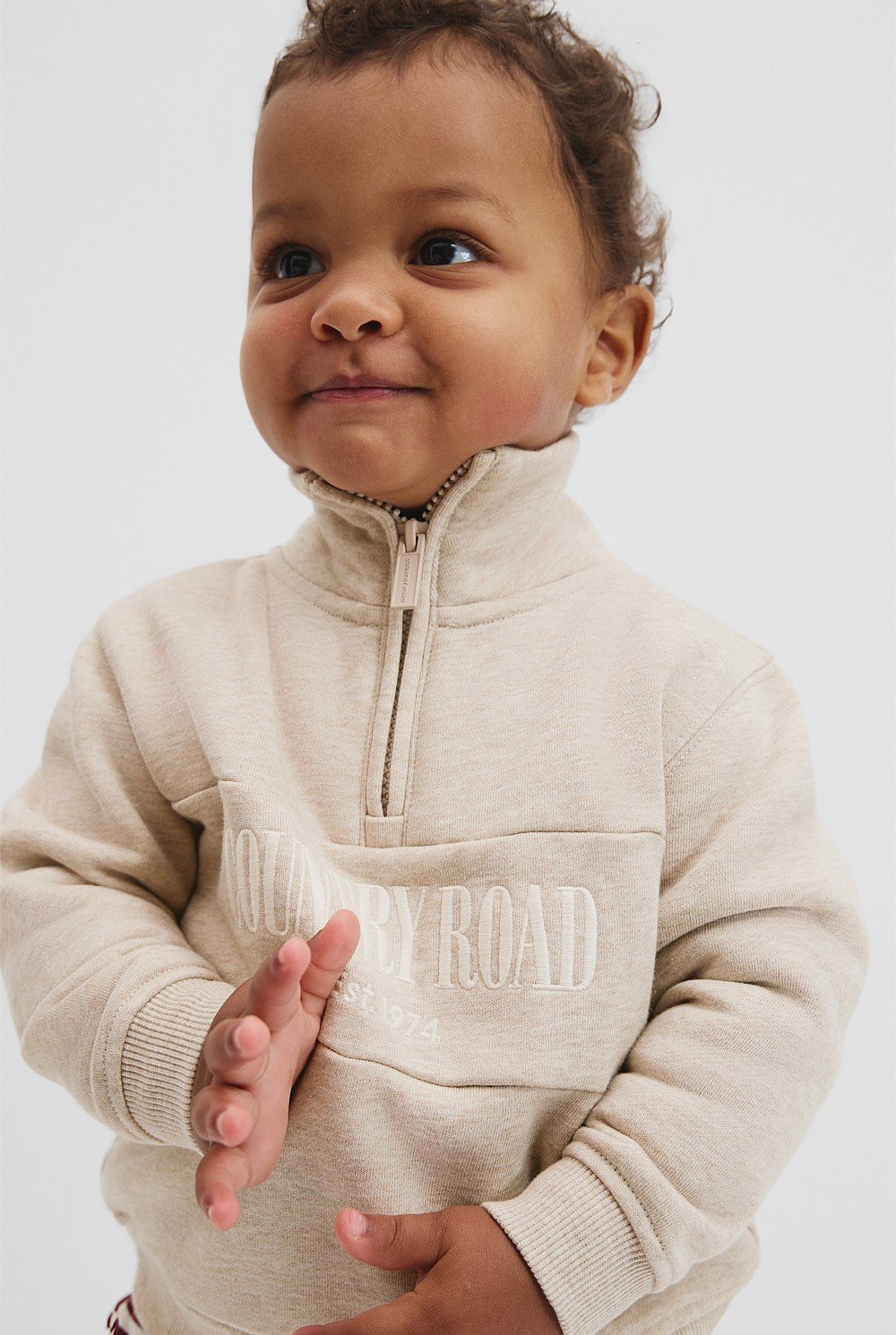 Verified Australian Cotton Heritage Half Zip Sweat