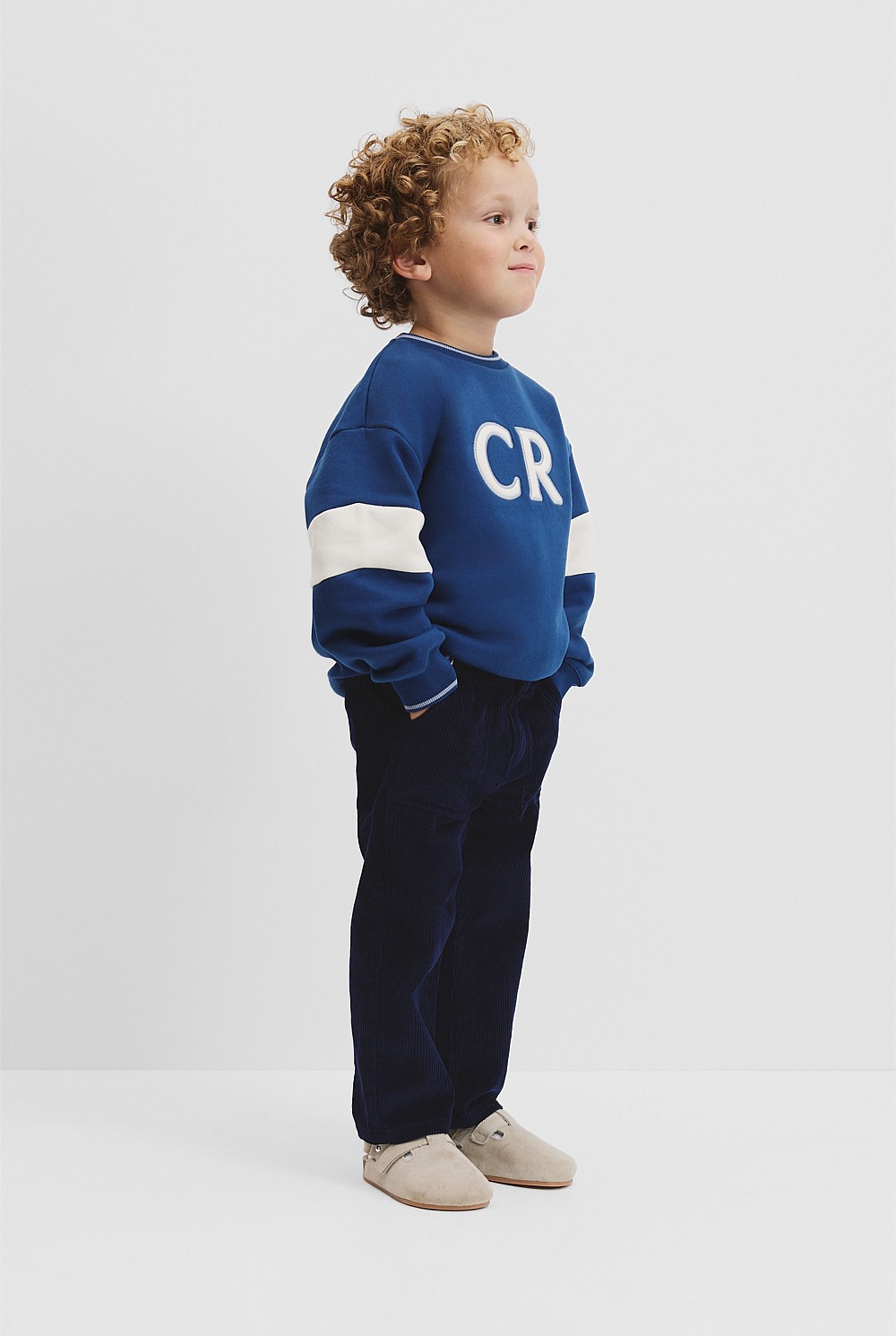 Organically Grown Cotton Country Road Panelled Sweat