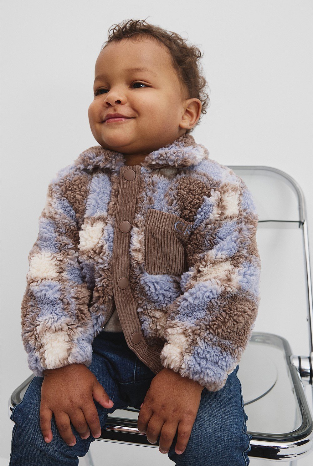 Check Sherpa Jacket