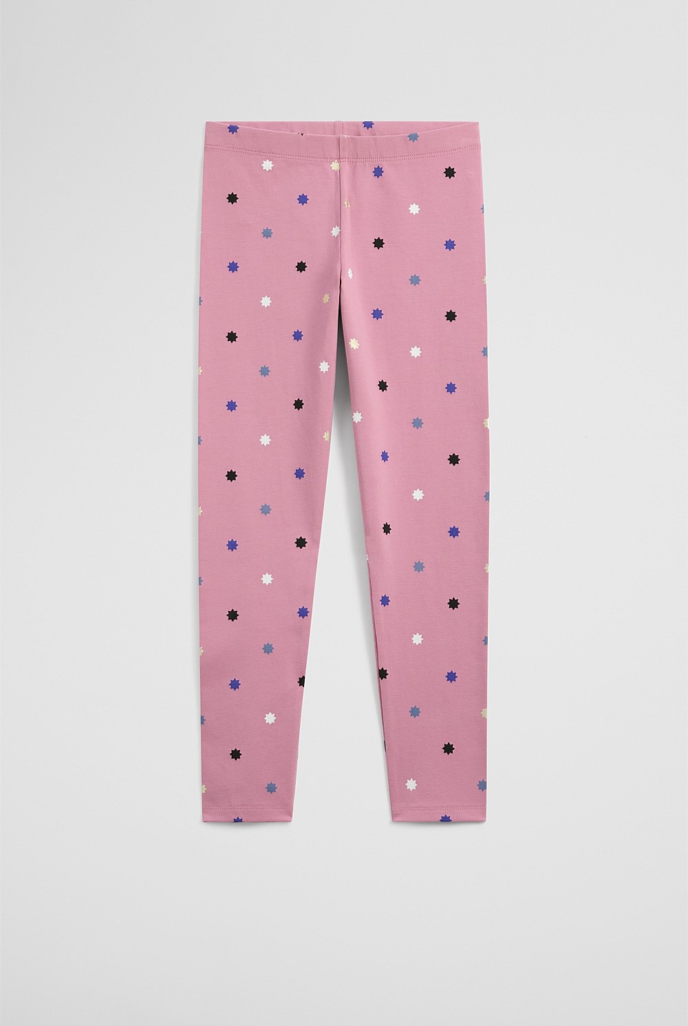 Organically Grown Cotton Blend Star Legging