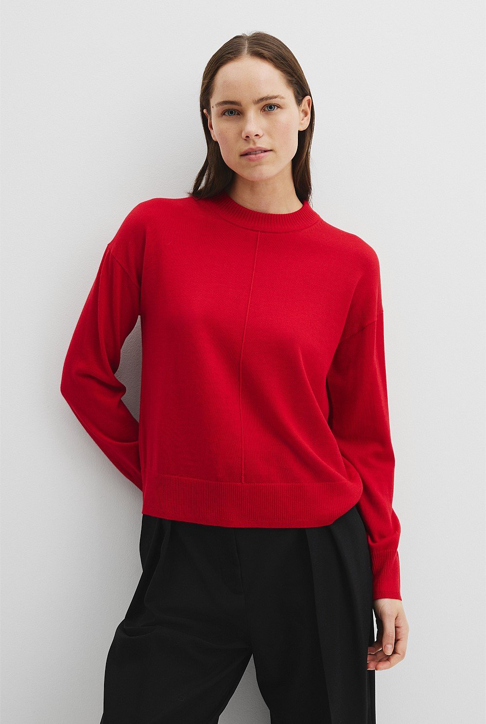 Verified Australian Merino Wool Crew Neck Knit
