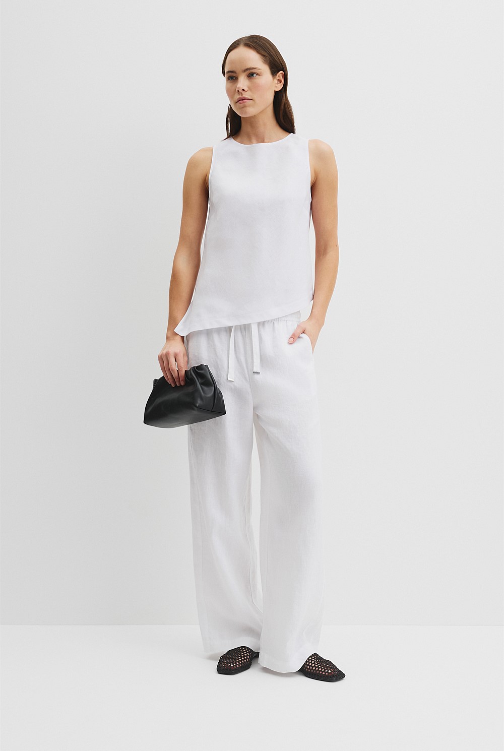 Orgqnically Grown Linen Bias Tank